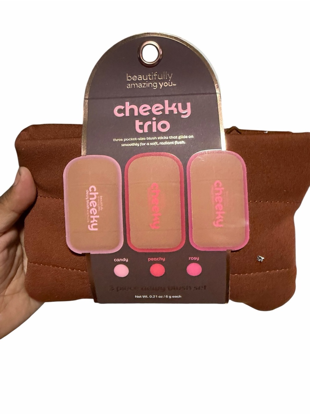 Cheeky Trio Blush Set — Peachy / Candy / Rosy